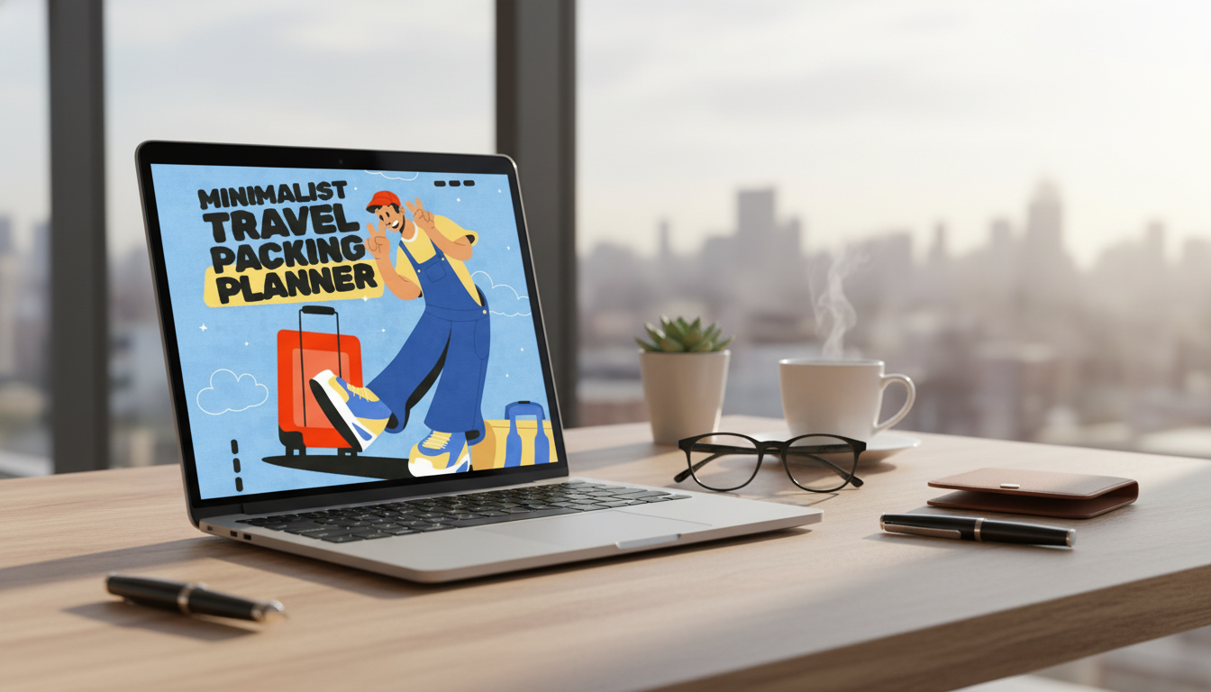 Minimalist Travel Packing Planner: Pack Light, Stay Calm